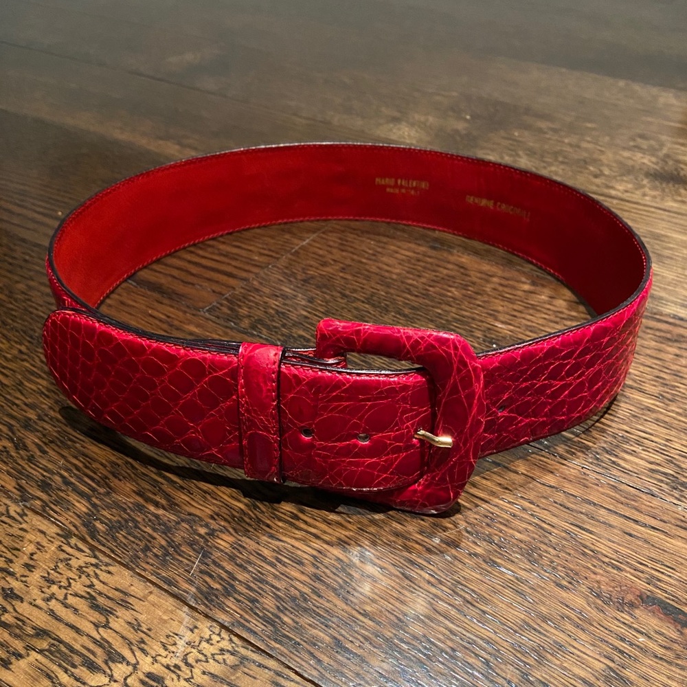 Mario Valentino Red Belt
